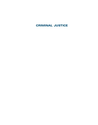 Criminal justice