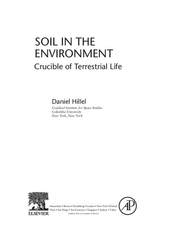 Soil in the Environment