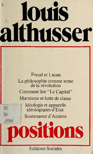 Positions (1964-1975)