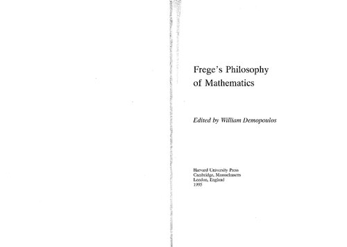 Frege's Philosophy of Mathematics
