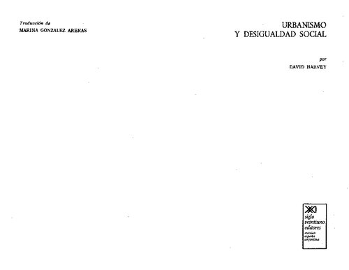 Urbanismo y desigualdad social