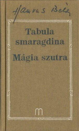 Tabula smaragdina; Mágia szutra