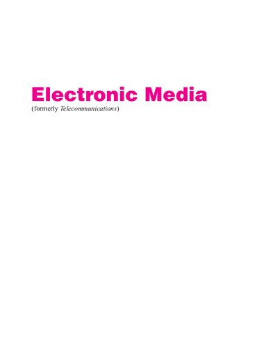 Electronic media : an introduction