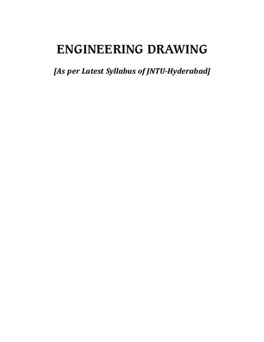Engineering Drawing [As per Latest Syllabus of JNTU-Hyderabad]
