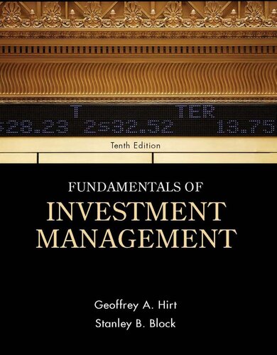 Fundamentals of Investment Management