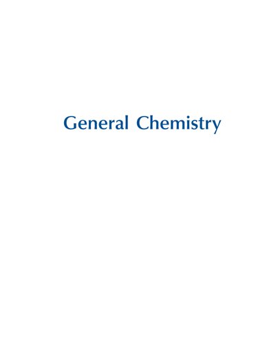 General chemistry : the essential concepts