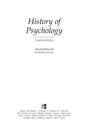 History of Psychology