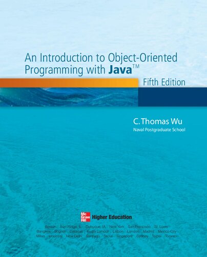 An Introduction to Object-Oriented Programming with Java
