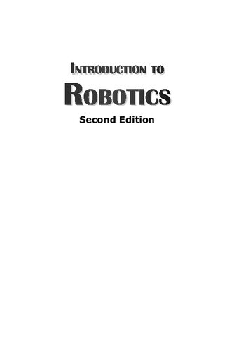 Introduction To Robotics