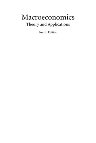 Macroeconomics: Theory and Applications