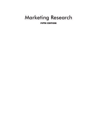 Marketing Research