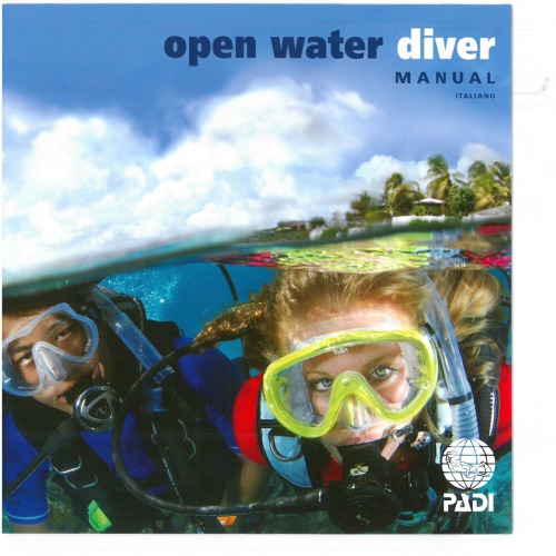 Open Water Diver, Manual, PADI (italiano)