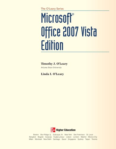 Microsoft Office 2007 Vista Edition