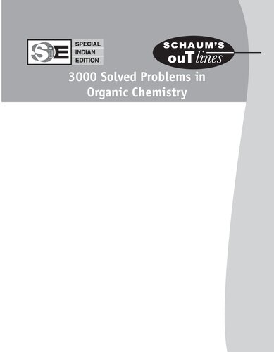 3000 Sp In Org Chemistry (Sie) (Sos)