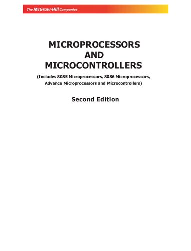 Microprocessors and Microcontrollers