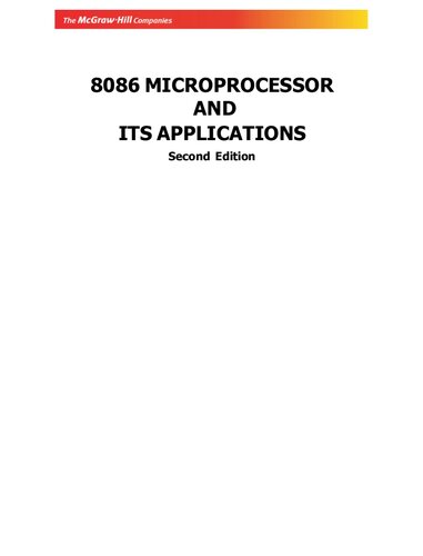 8086 Microprocessors and its Applications