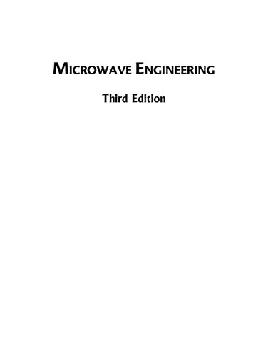 Microwave Engineering