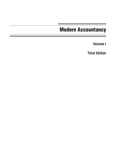Modern Accountancy Vol-1