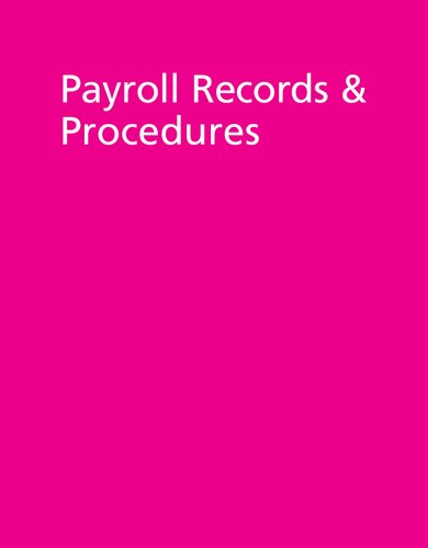 Payroll Records & Procedures