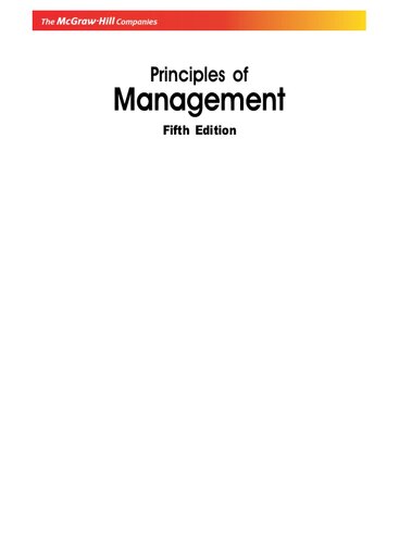 Principles Of Management
