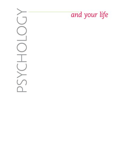 Psychology and Your Life