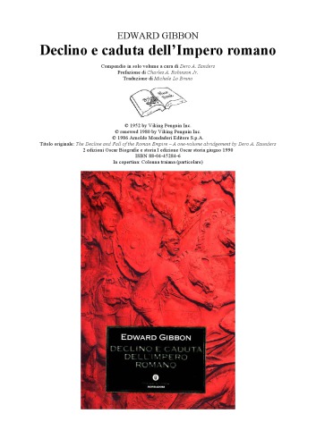 Declino e caduta dell'impero romano (Compendio di Dero A. Saunders)