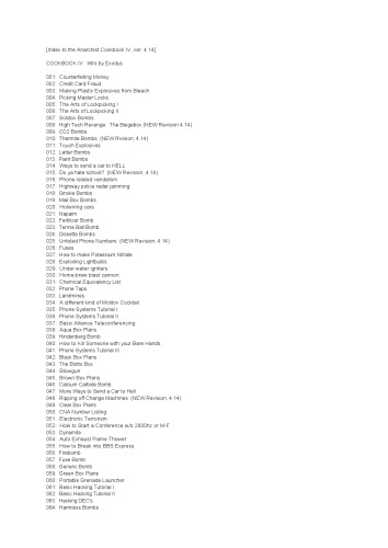 Anarchists Cookbook IV 4.14