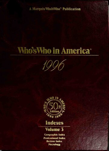 Who's Who in America 1996