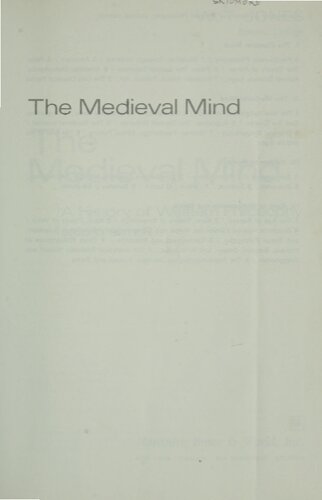 A History of Western Philosophy: The Medieval Mind