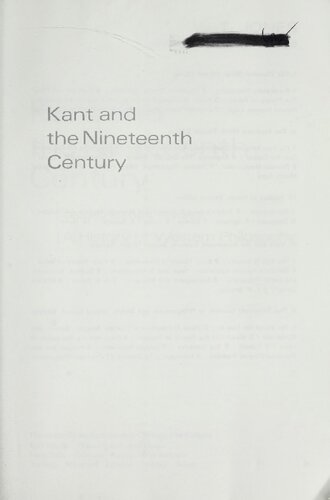 A History of Western Philosophy: Kant and the Nineteenth Century