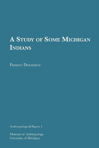 A Study of Some Michigan Indians