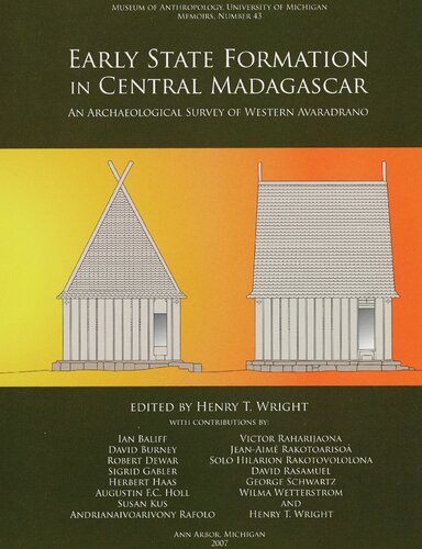 Early State Formation in Central Madagascar: An Archaeological Survey of Western Avaradrano