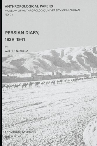 Persian Diary, 1939-1941