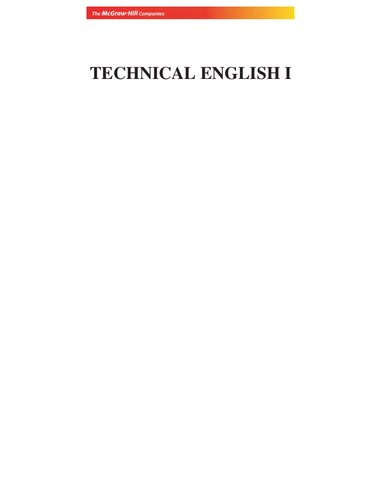 Technical English 1