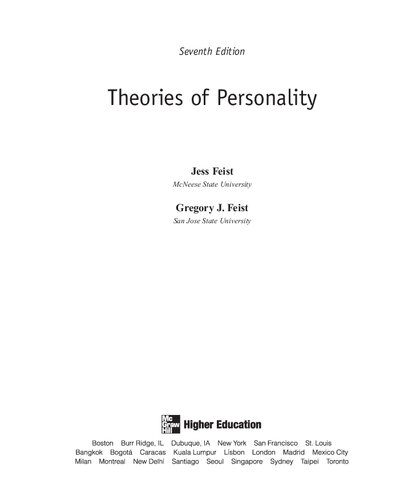 Theories of Personality