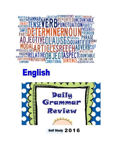 English Daily Grammar Review (Fully Bookmarked)