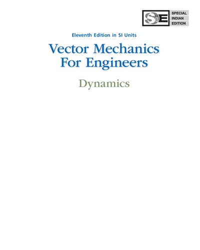 Vector Mechanics For Engineers: Dynamics