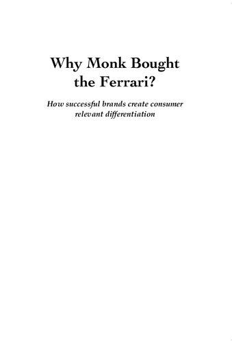 Why Monk bought The Ferrari?