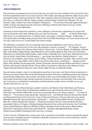 The Jazz Republic: Music, Race, and American Culture in Weimar Germany