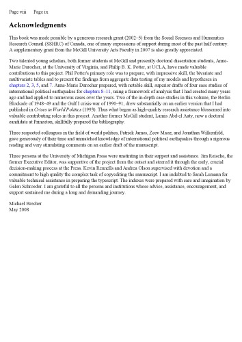 International Political Earthquakes