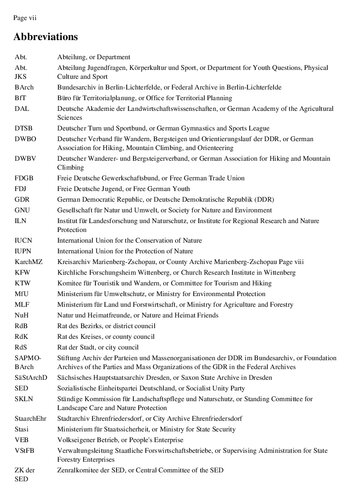 The People's Own Landscape: Nature, Tourism, and Dictatorship in East Germany