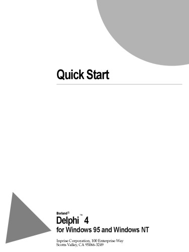 Delphi4 quick start
