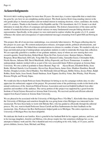 The Changing Face of Representation: The Gender of U.S. Senators and Constituent Communications