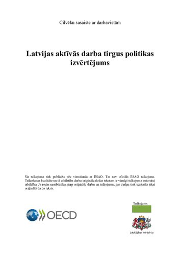 Sickness, Disability and Work: Breaking the Barriers A Synthesis of Findings across OECD Countries: A Synthesis of Findings across OECD Countries