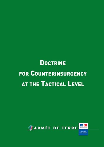 DOCTRINE FOR COUNTERINSURGENCY AT THE TACTICAL LEVEL