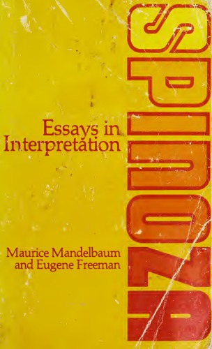 Spinoza: Essays In Interpretation
