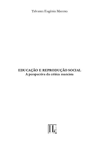 Educação e reprodução social: a perspectiva da crítica marxista