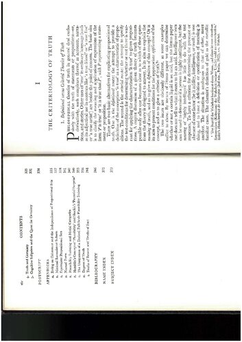 The Coherence Theory of Truth