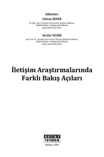 İletişim araştırmalarında farklı bakış açıları