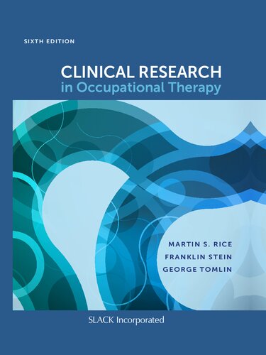 Clinical research in occupational therapy